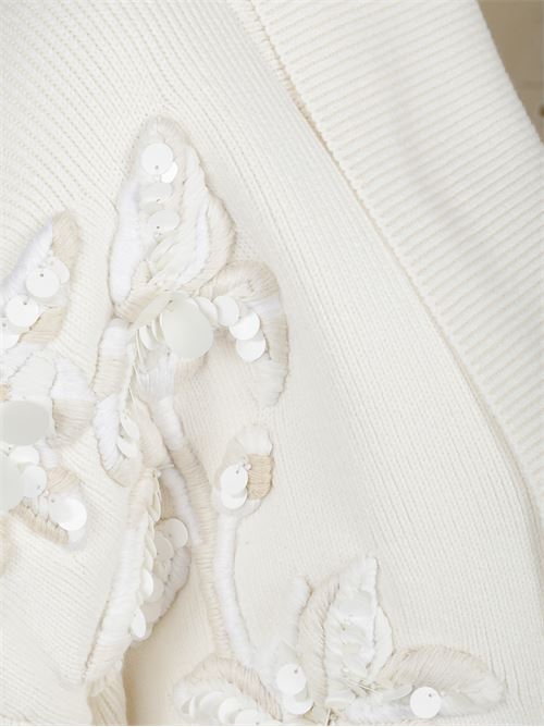 Embroidered floral cardigan GOLDEN GOOSE | GWP01409P00217310715